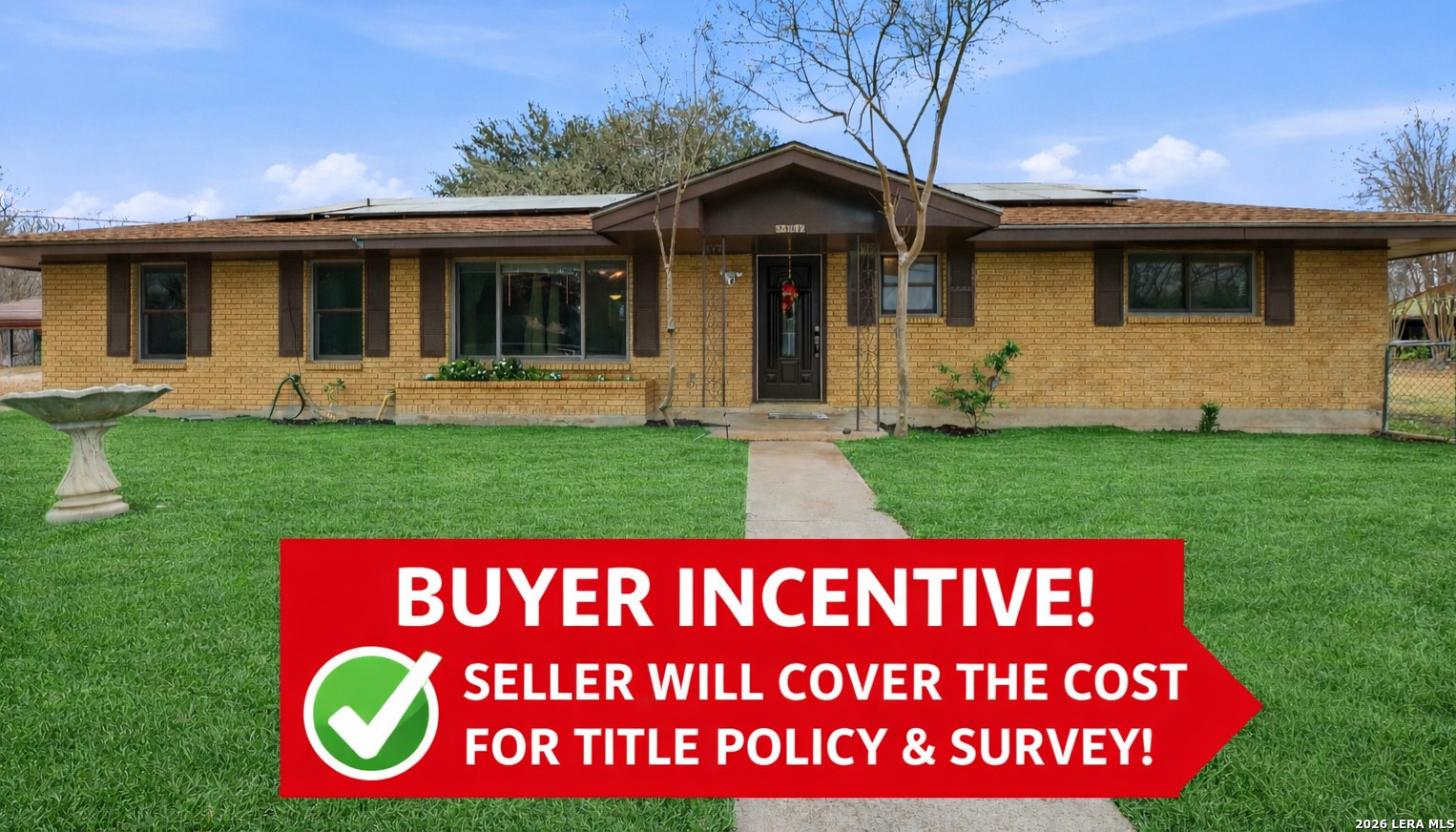 15047 Mesquite Street Lytle, TX 78052 - Photo 1 of 34 a view of a house with a backyard