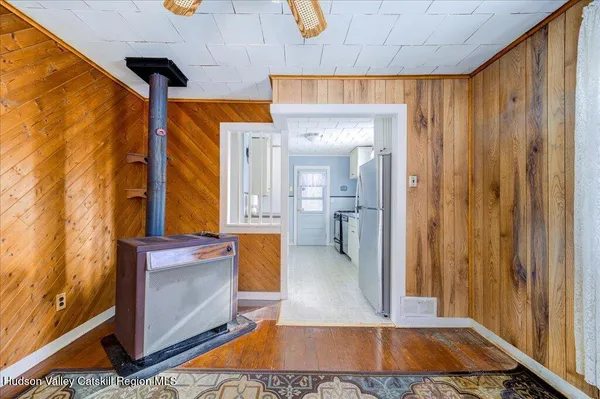 a very nice looking room with a large window