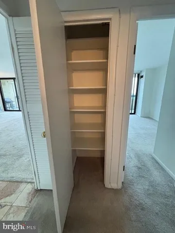 a view of an empty room