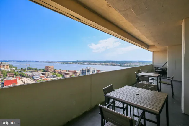 a view of a bike storage area