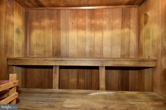 a view of parking garage with cars