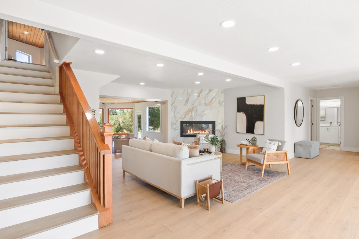 2495 Meadow Creek Road Lincoln, CA 95648 - Photo 14 of 94 a living room with furniture and a fireplace
