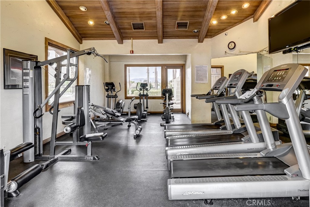 24321 Barley Road Moreno Valley, CA 92557 - Photo 53 of 66 a view of a room with gym equipment