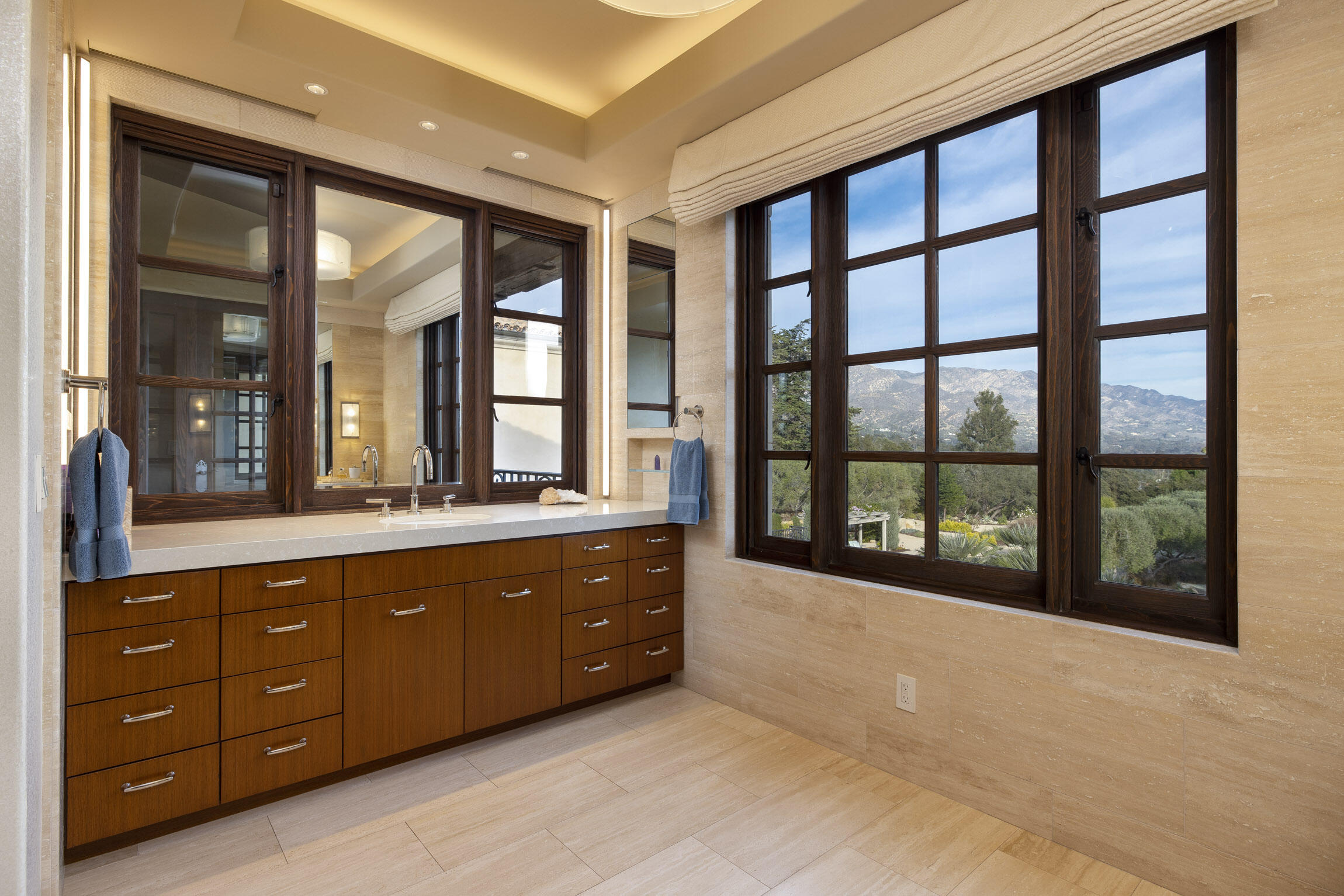 2692 Sycamore Canyon Road Montecito, CA 93108 - Photo 14 of 24 a spacious bathroom with a large tub and sink
