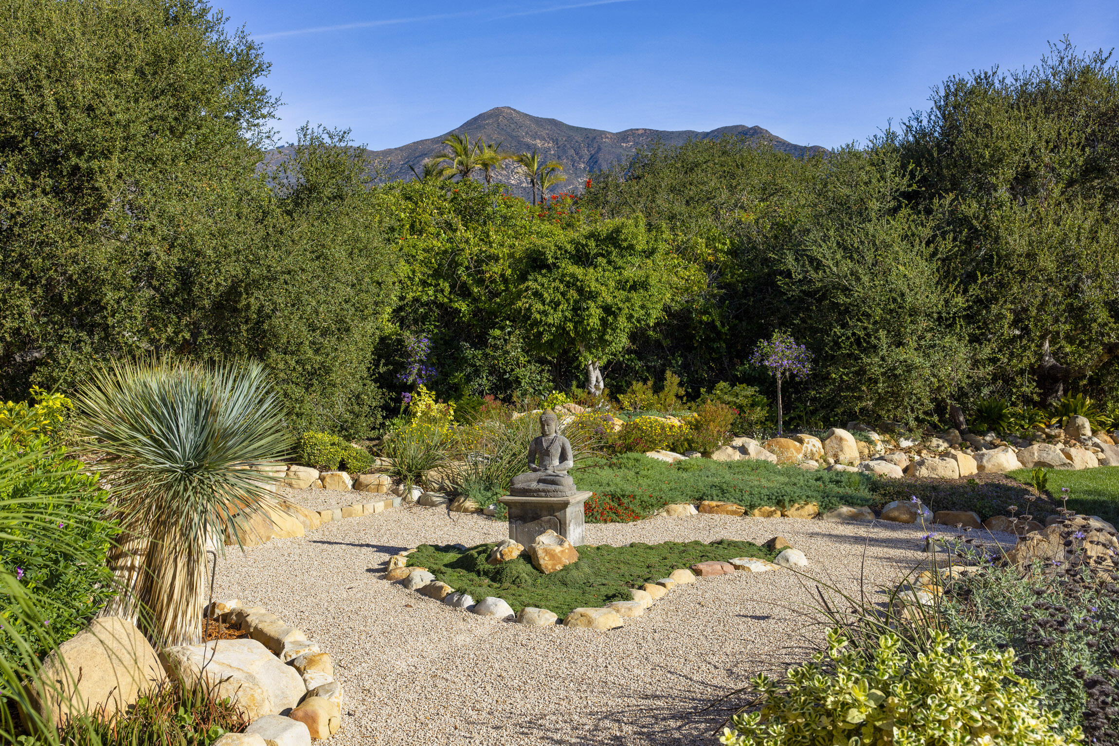 2692 Sycamore Canyon Road Montecito, CA 93108 - Photo 16 of 24 a view of a garden with a tree