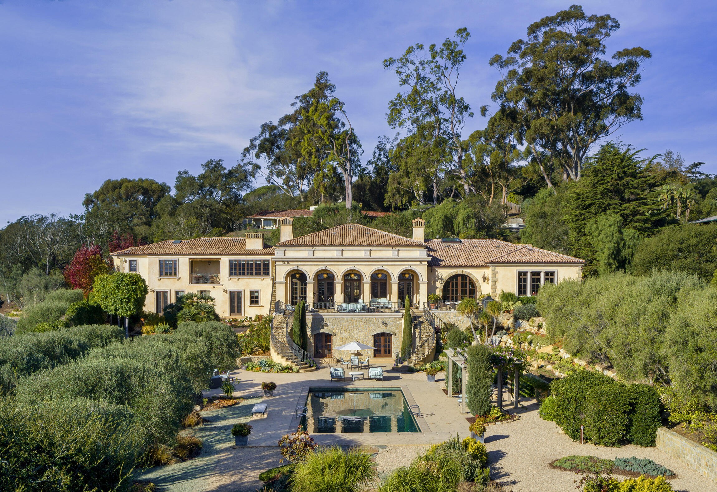 2692 Sycamore Canyon Road Montecito, CA 93108 - Photo 23 of 24 a view of a big yard in front of the house