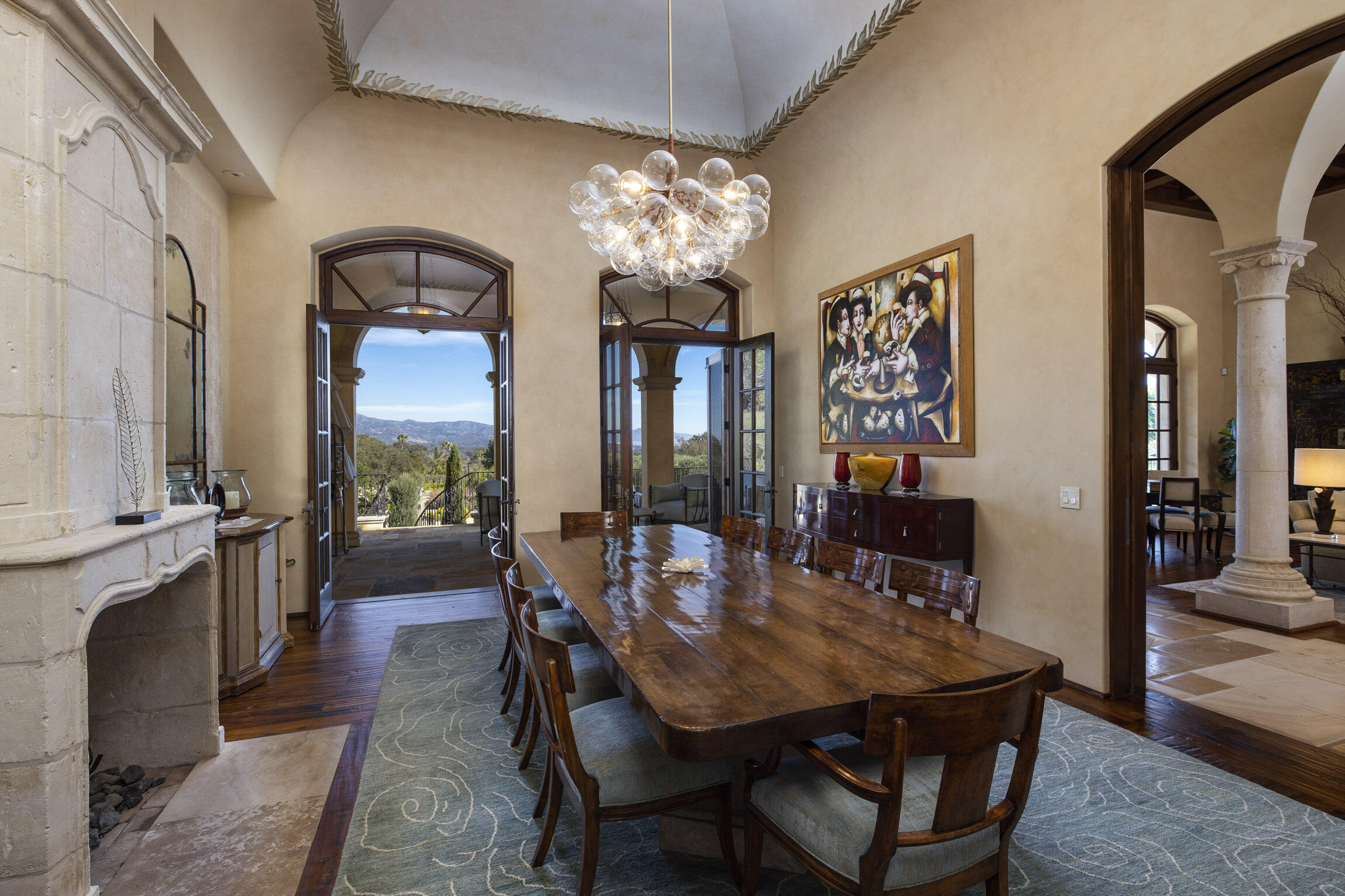 2692 Sycamore Canyon Road Montecito, CA 93108 - Photo 5 of 24 a view of a dining room with furniture