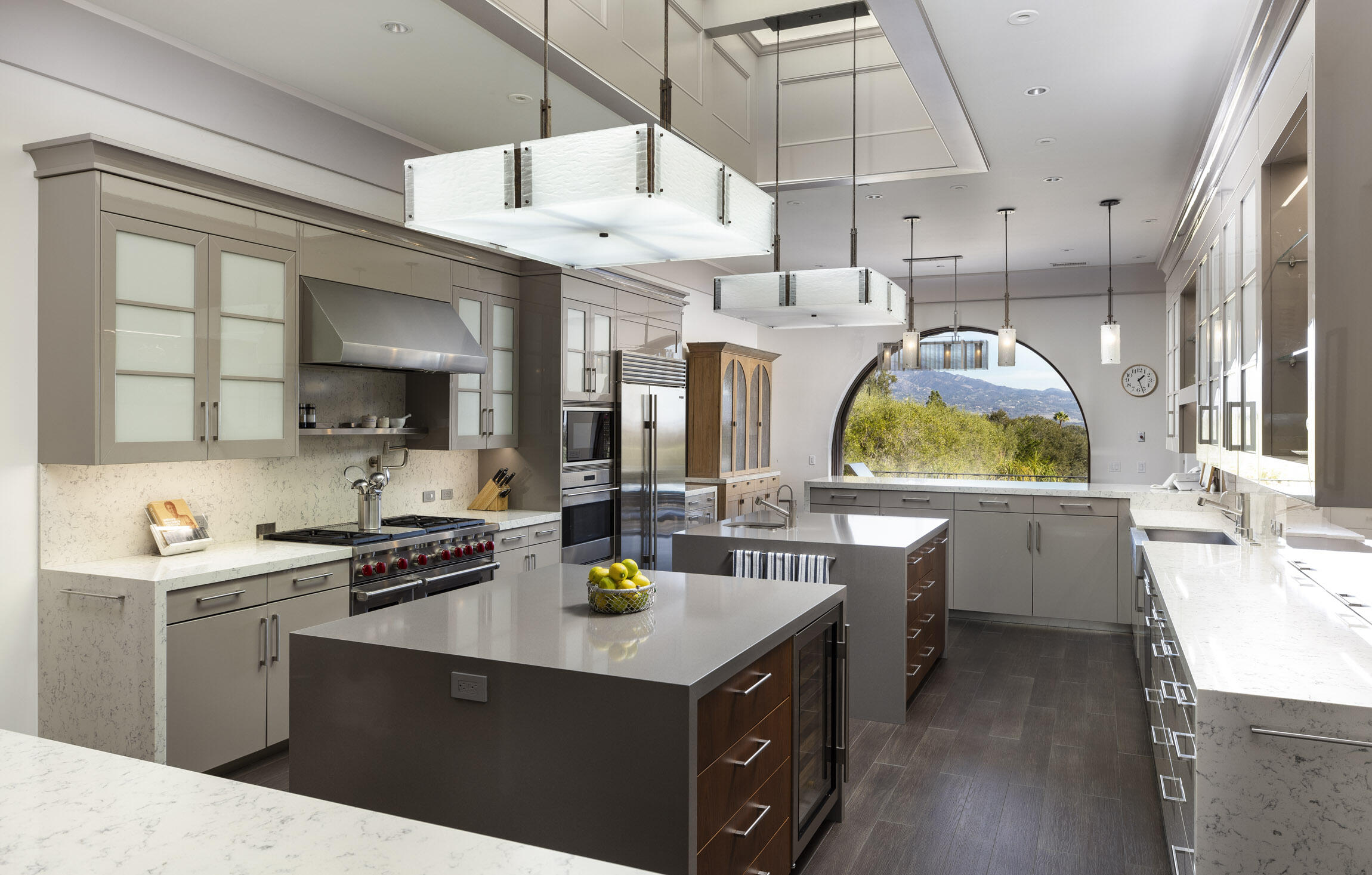 2692 Sycamore Canyon Road Montecito, CA 93108 - Photo 6 of 24 a kitchen that has a lot of cabinets in it
