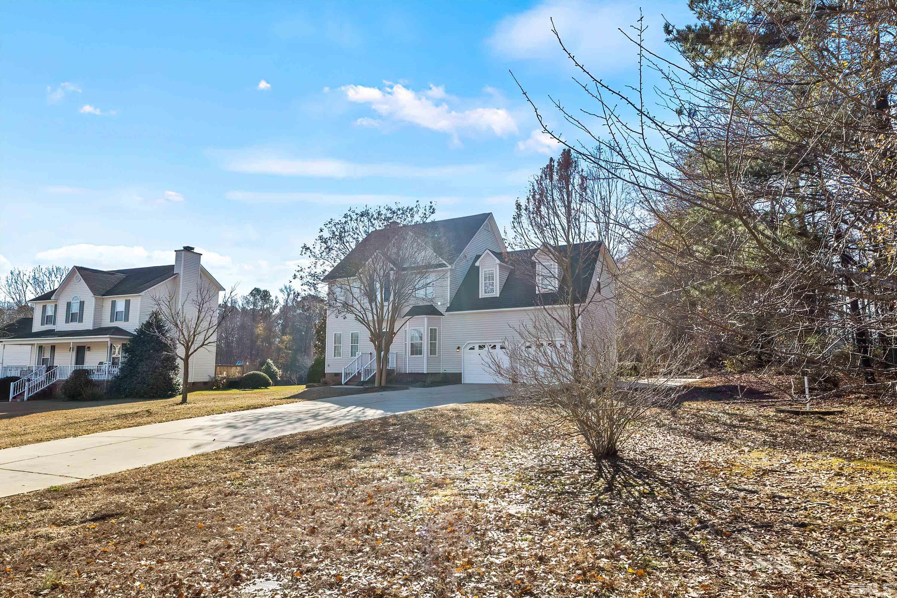 1008 Linden Crest Road Raleigh, NC 27603 - Photo 37 of 37 a view of a house with a snow in the yard