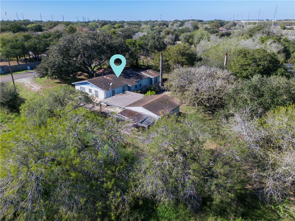12844 Hearn Road Corpus Christi, TX 78410 - Photo 30 of 34 an aerial view of a house with yard
