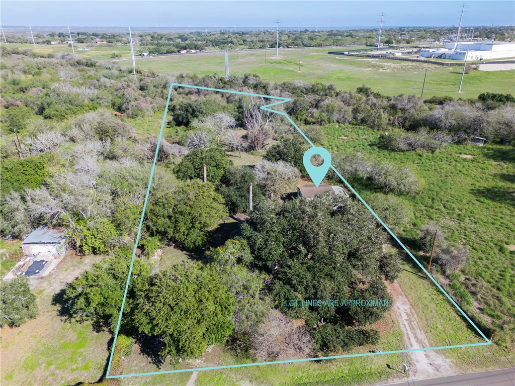 12844 Hearn Road Corpus Christi, TX 78410 - Photo 32 of 34 an aerial view of a houses with a yard
