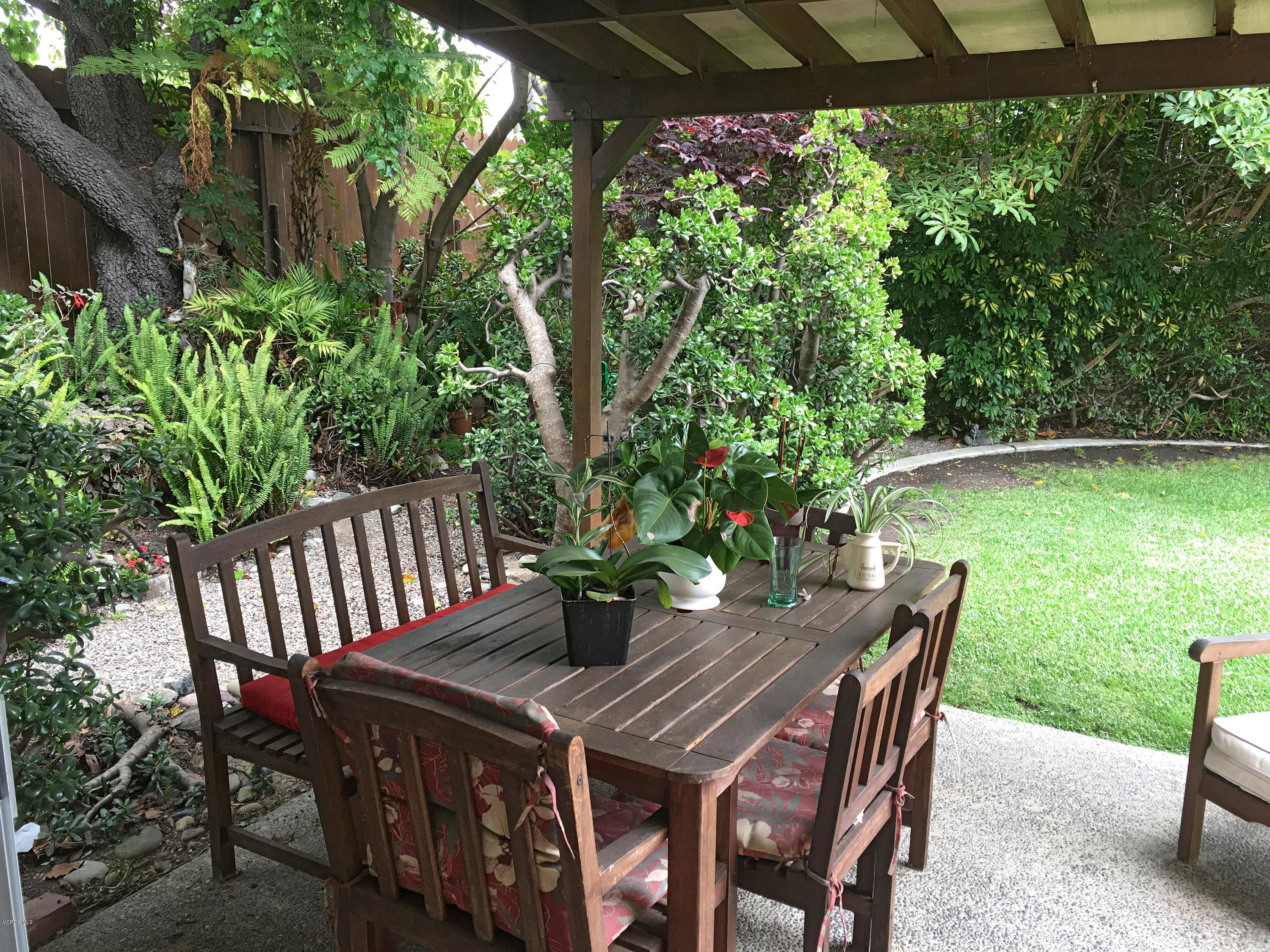 398 Day Road Ventura, CA 93003 - Photo 25 of 28 a view of a backyard with furniture and garden