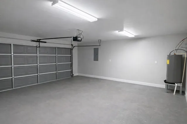 a view of an empty room with a chair