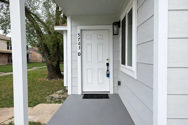 a view of a entrance