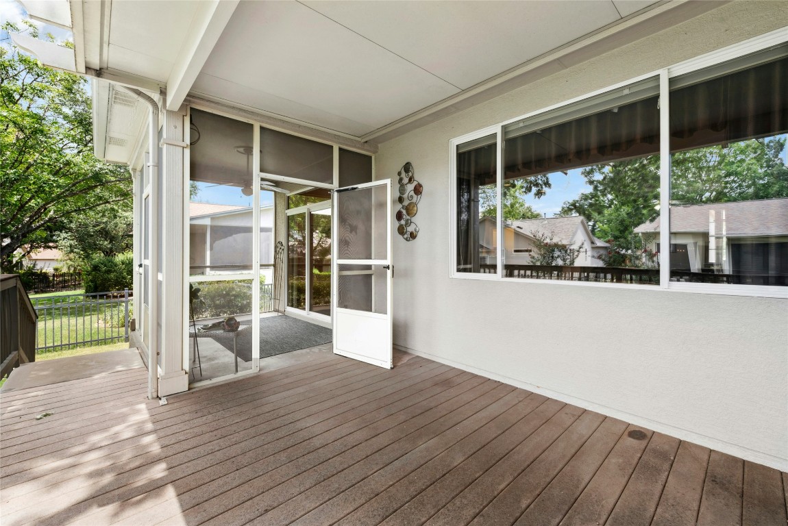 113 Coreopsis Way Georgetown, TX 78633 - Photo 23 of 34 a view of outdoor space with wooden floor and windows
