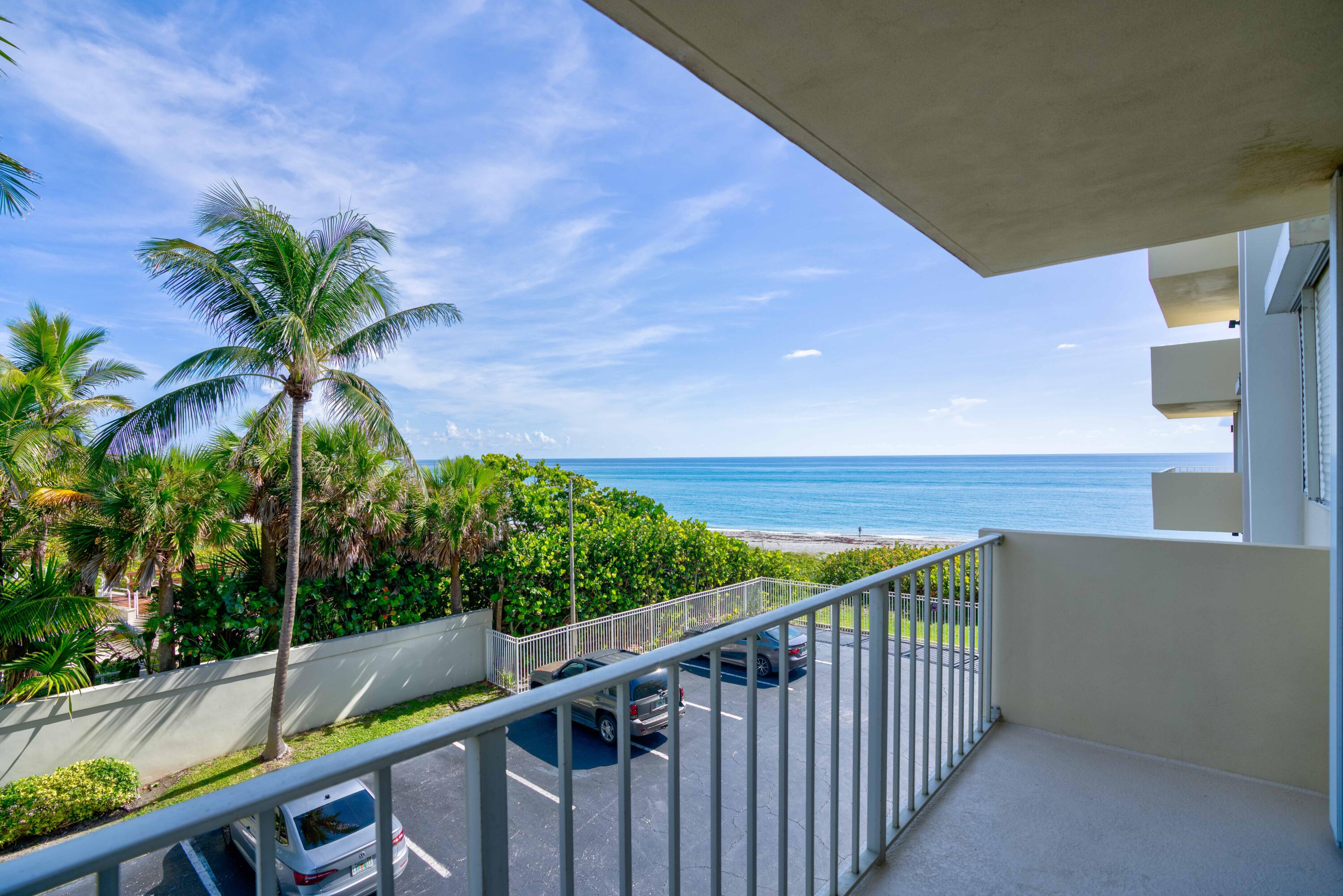 630 Ocean Drive, Unit 302 Juno Beach, FL 33408 - Photo 6 of 40 a view of a balcony