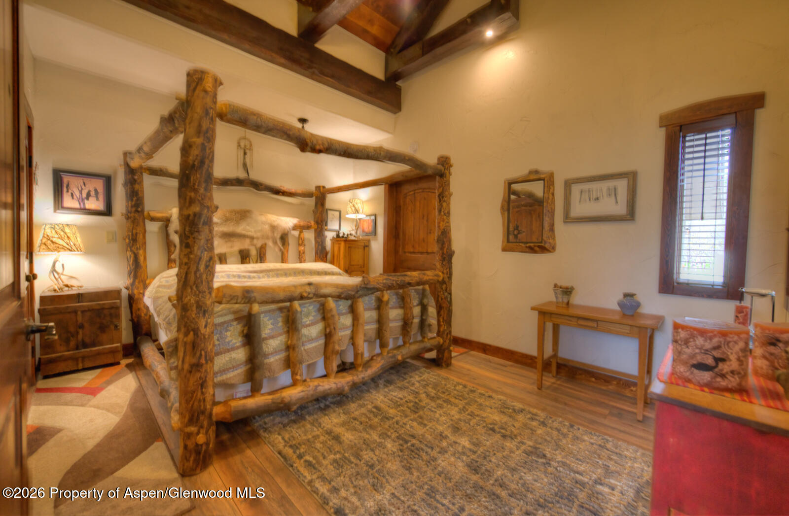 1833 Yellowstone Creek Road Gardner, CO 81040 - Photo 28 of 50 a bedroom with furniture and a window