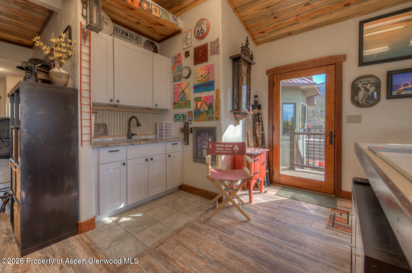 1833 Yellowstone Creek Road Gardner, CO 81040 - Photo 34 of 50 a view of a kitchen with a sink and cabinets