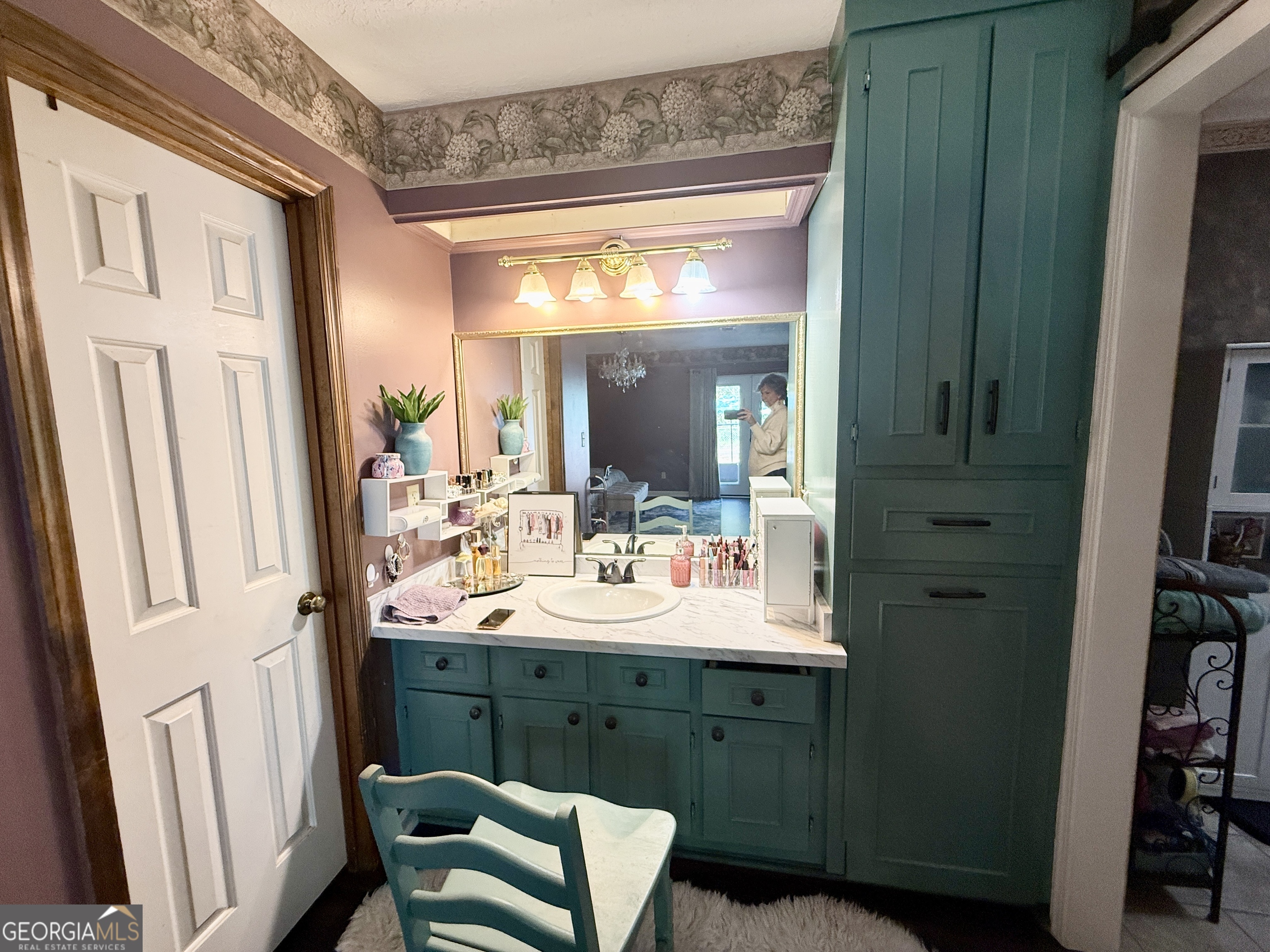 104 Monte Place Cordele, GA 31015 - Photo 23 of 52 a bathroom with a sink vanity granite and a mirror