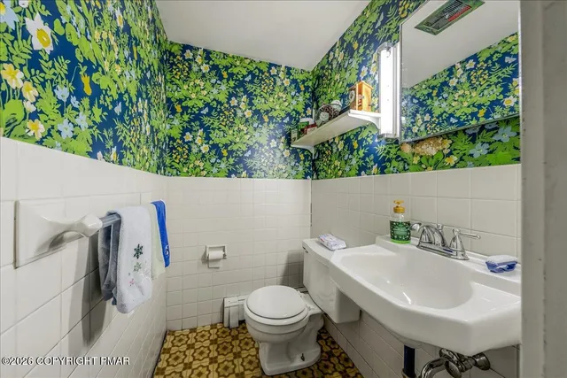 a bathroom with a sink and a toilet