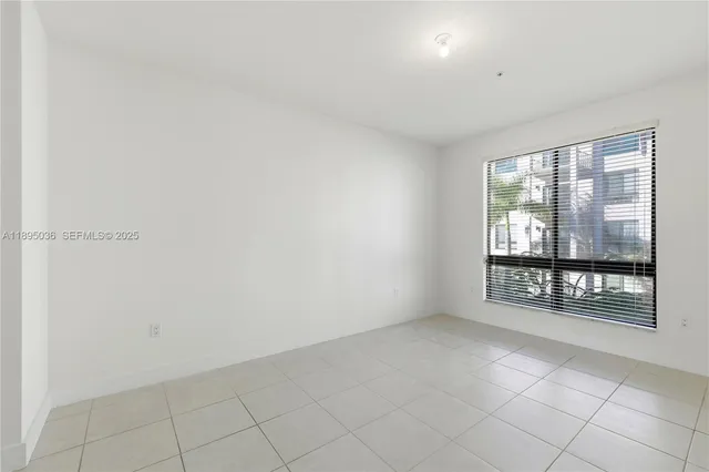 an empty room with entrance