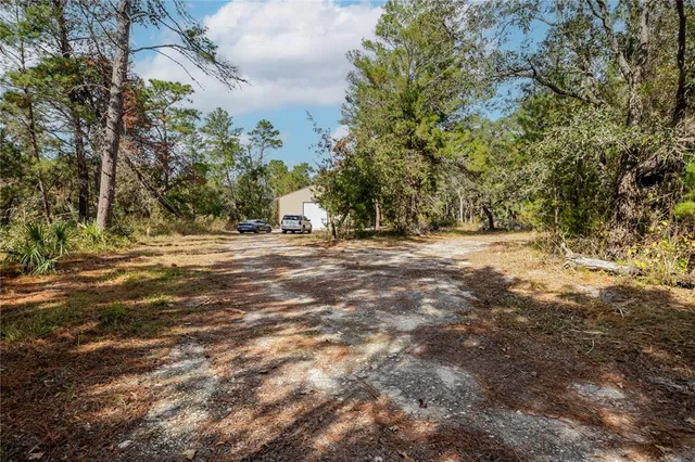 a view of a city with an outdoor space
