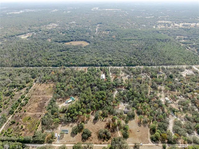 a bird view of a house