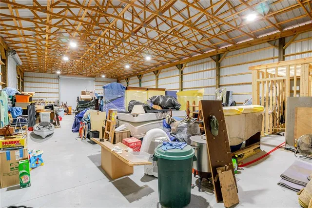 a backyard of a house with natural light