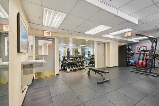 a view of a living room and dining room