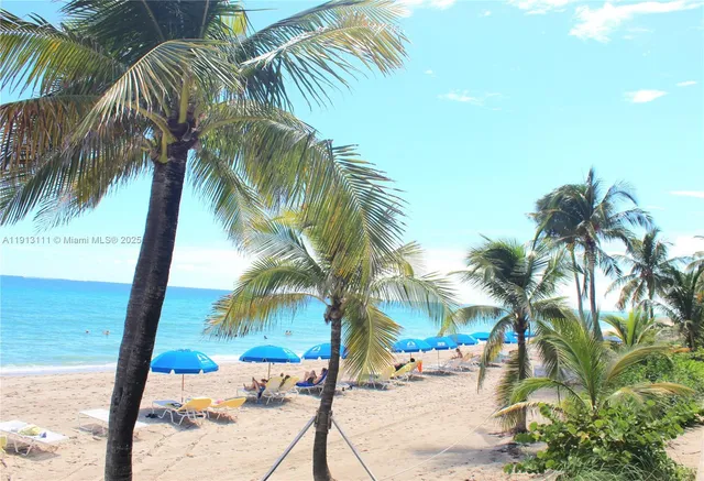 a view of beach and ocean
