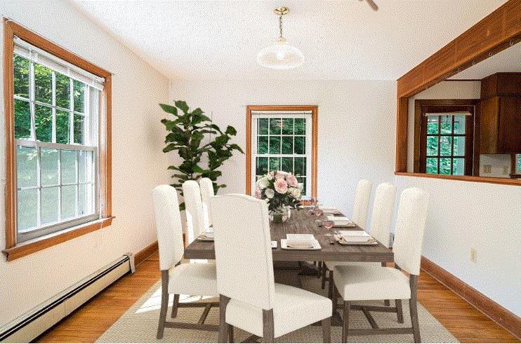 17 Mcgregor Road Woods Hole, MA 02543 - Photo 6 of 17 a living room with furniture a window and a potted plant