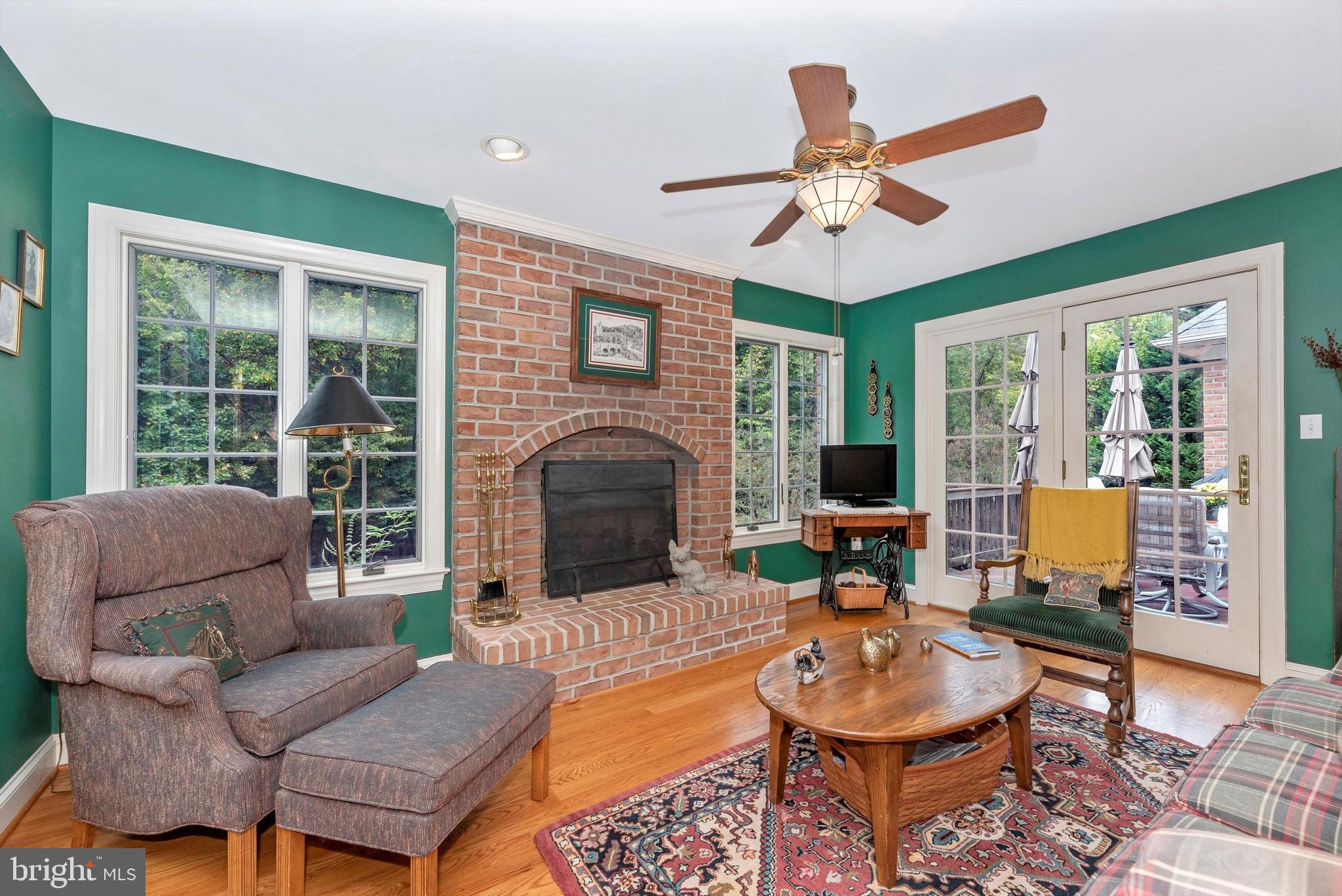 2110 Dixon Road Frederick, MD 21704 - Photo 11 of 57 Cozy Sitting Room with Brick Fireplace