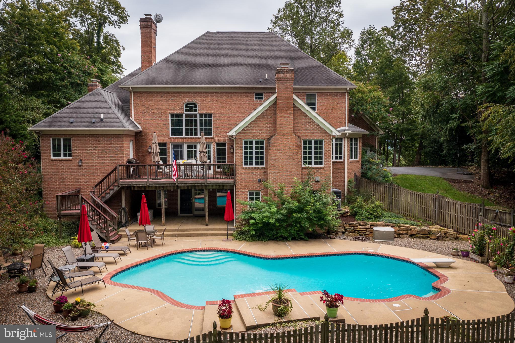 2110 Dixon Road Frederick, MD 21704 - Photo 51 of 57 Rear Aerial View of Home