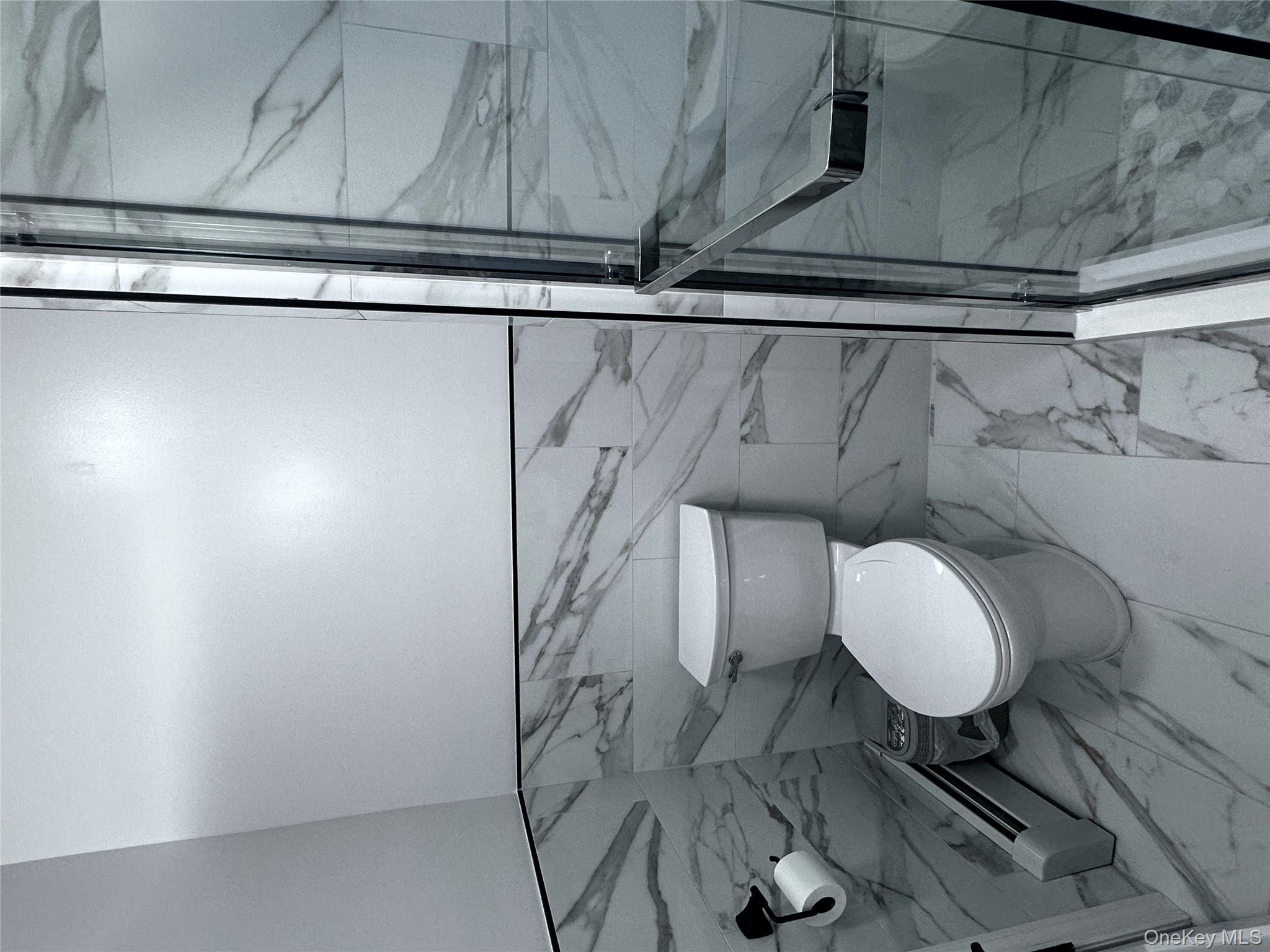 1233 Lydig Avenue, Unit 1 Bronx, NY 10461 - Photo 11 of 20 a white toilet sitting next to a shower