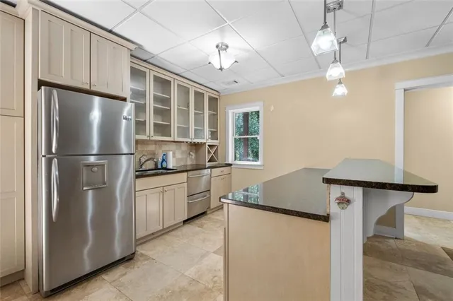 a house view with a outdoor space