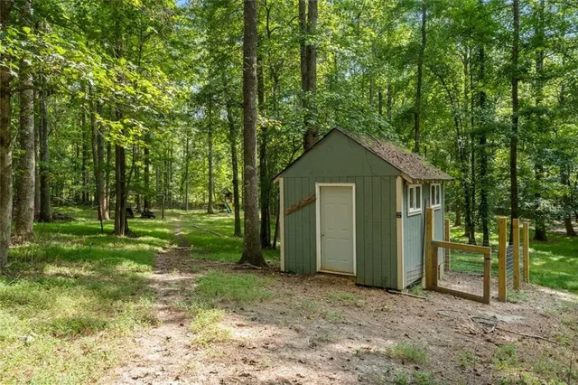 a view of a house with a porch