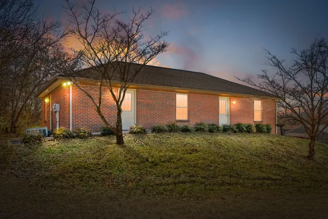 a house view with outdoor space