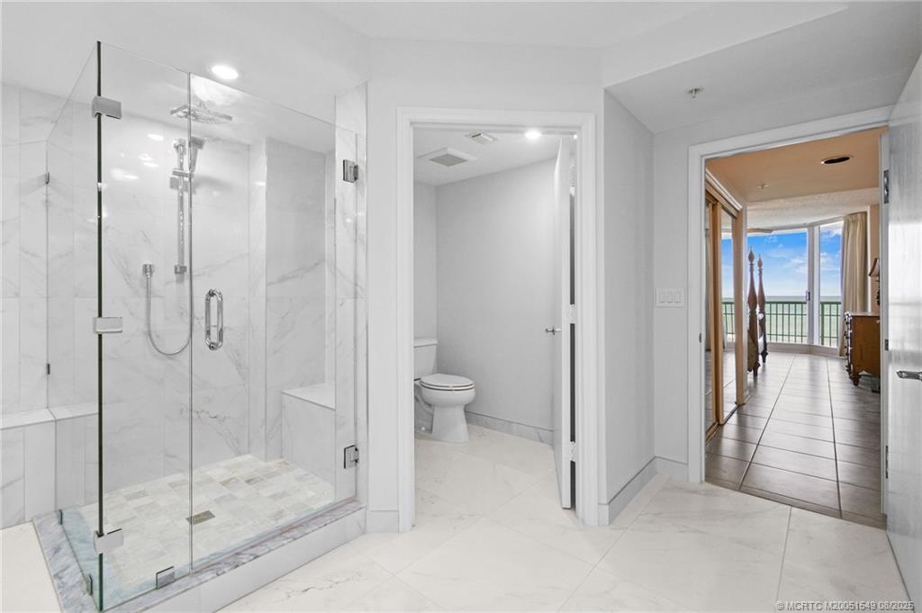8650 South Ocean Drive, Unit 306 Jensen Beach, FL 34957 - Photo 29 of 51 a bathroom with a shower