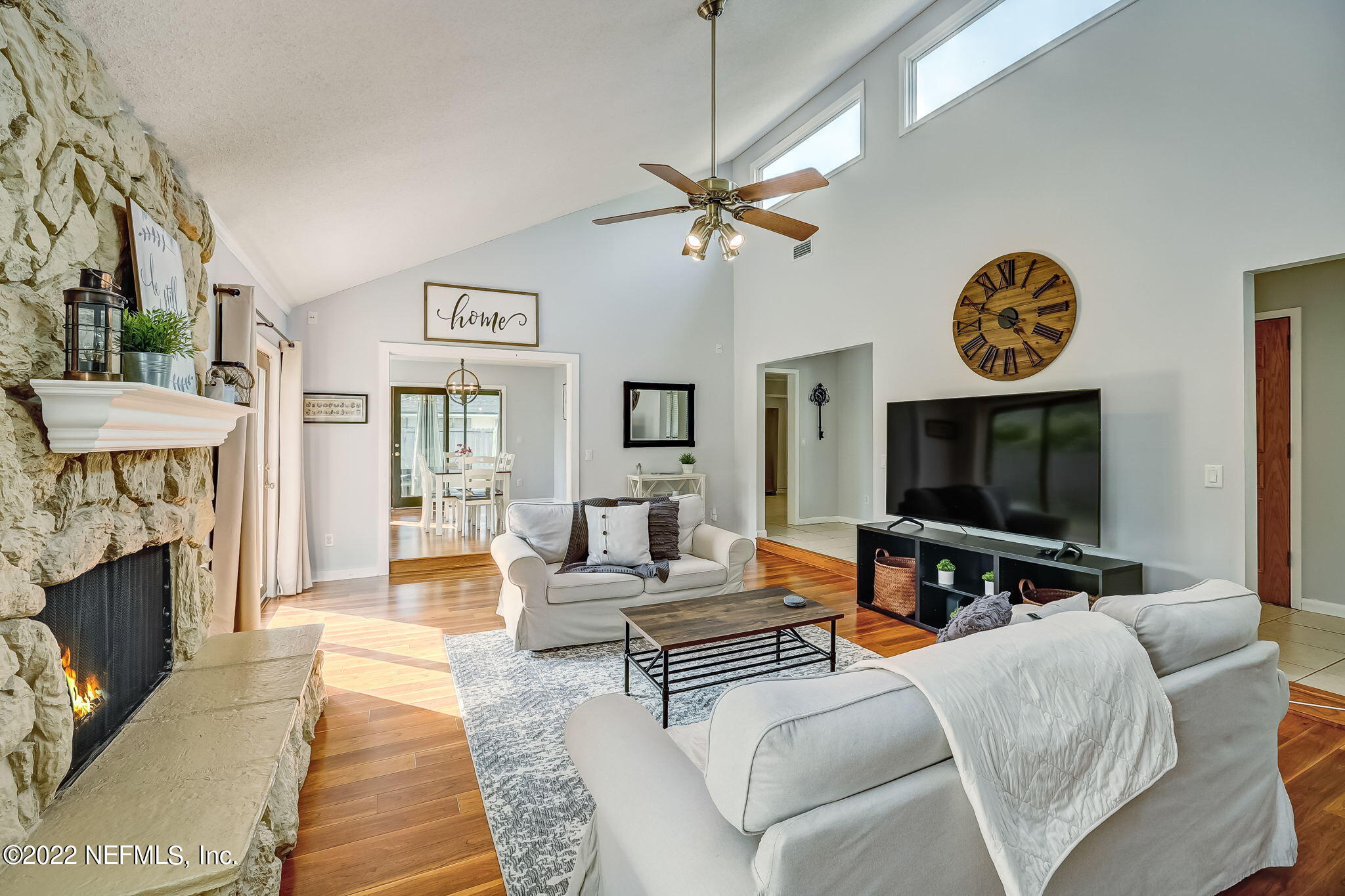 11476 Scott Mill Road Jacksonville, FL 32223 - Photo 7 of 47 Vaulted Ceiling with Clerestory Windows