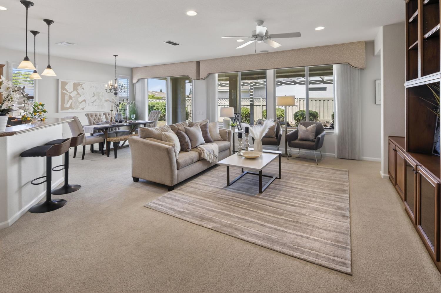 1260 Freschi Lane Lincoln, CA 95648 - Photo 2 of 60 a living room with furniture and a flat screen tv