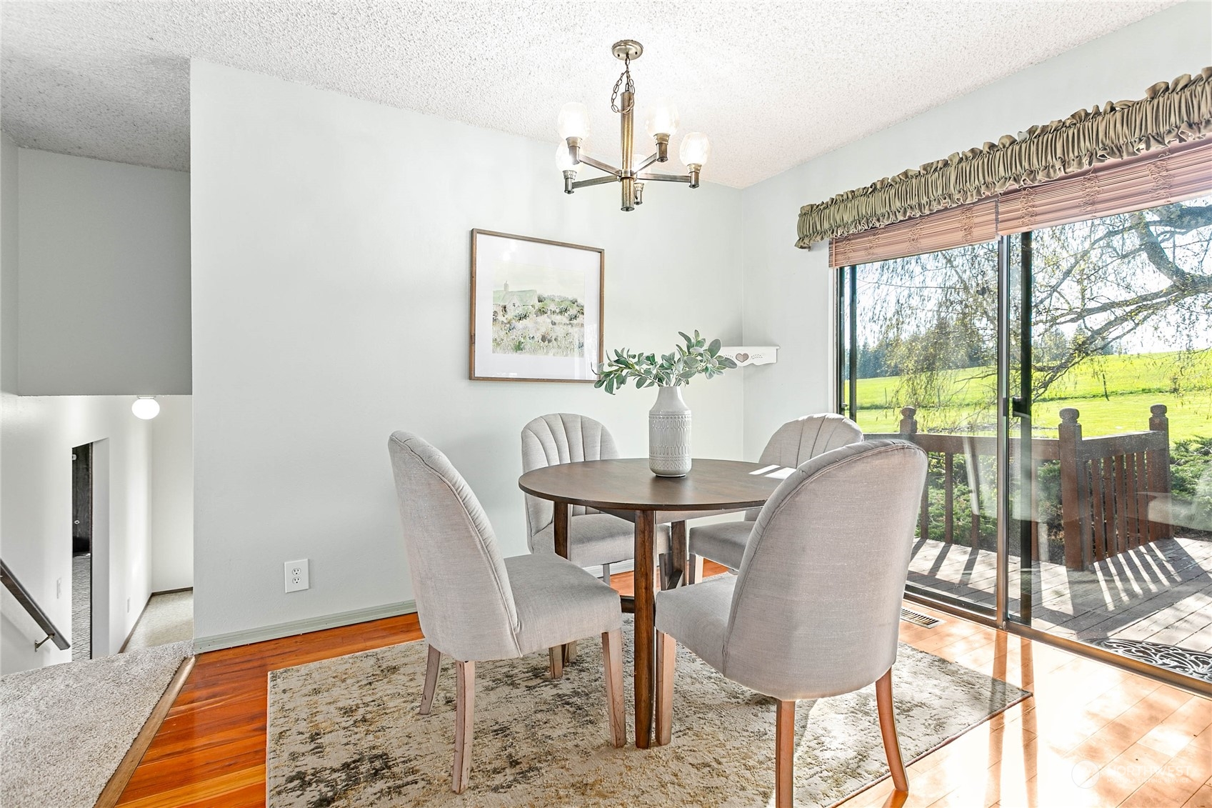 2585 Mountain View Road Ferndale, WA 98248 - Photo 20 of 40 a view of a dining room with furniture window and outside view