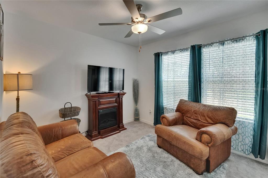 34780 Rainville Loop Zephyrhills, FL 33541 - Photo 9 of 30 a living room with furniture and a flat screen tv