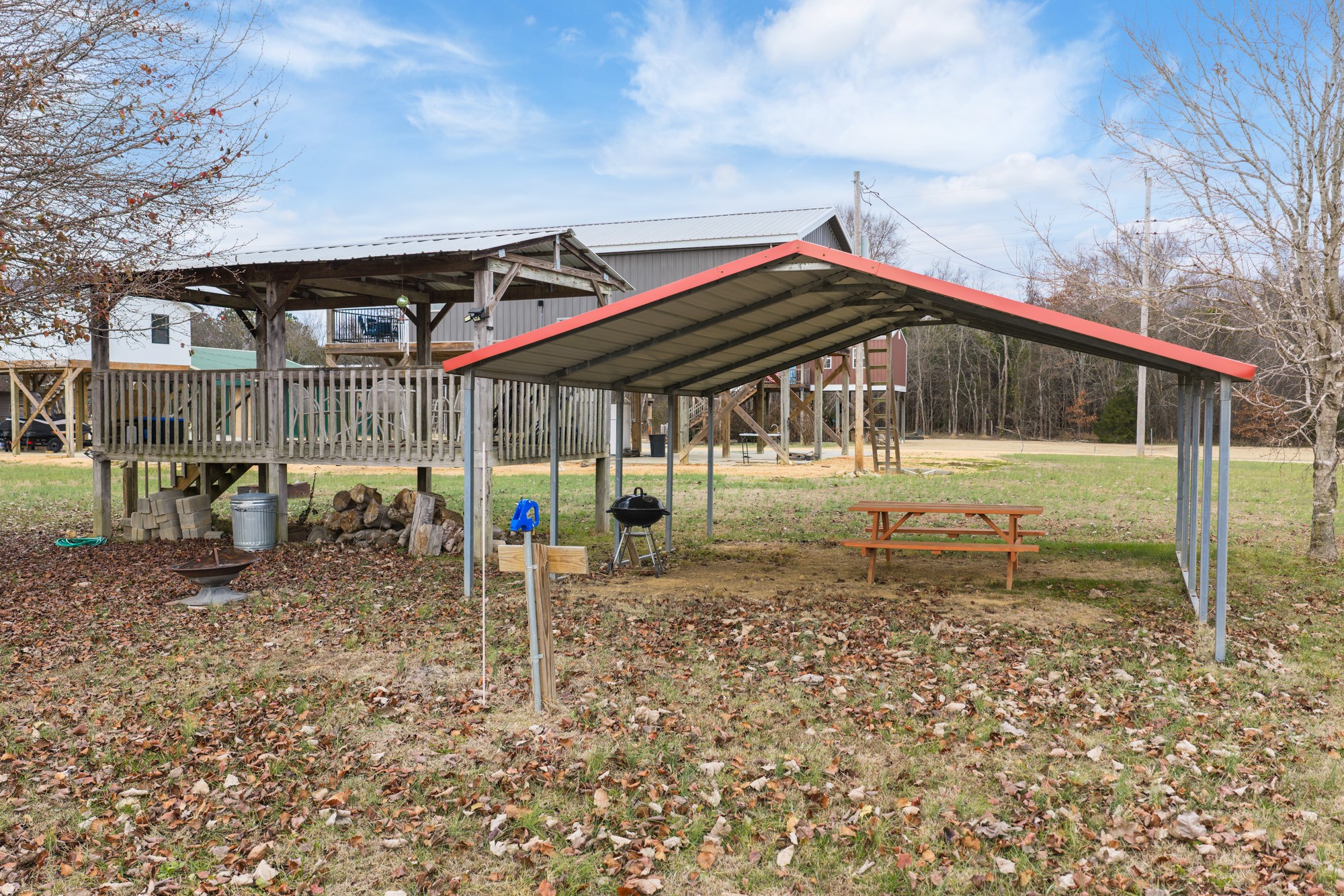 0 Eagle Bend Road Linden, TN 37096 - Photo 4 of 26 a backyard of a house with barbeque oven