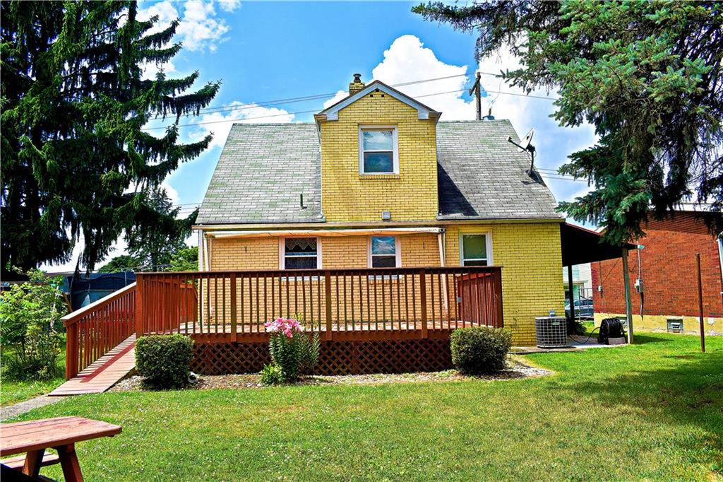 143 Lyon Avenue Rochester, PA 15074 - Photo 2 of 14 Back of the home with a HUGE deck !!