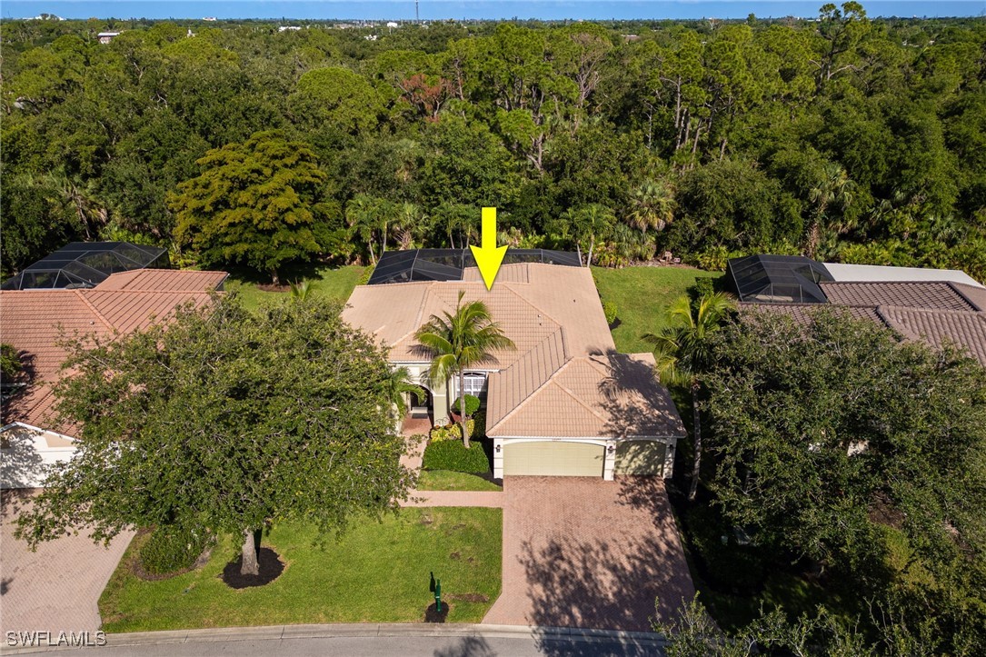 12977 Turtle Cove Trail North Fort Myers, FL 33903 - Photo 37 of 45 an aerial view of a house with a yard