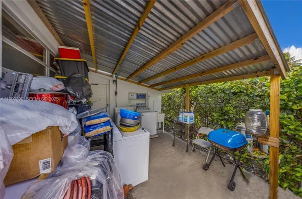 a view of outdoor seating