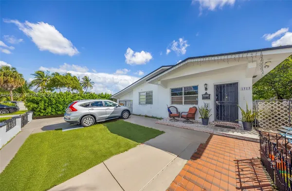 a house view with a seating space