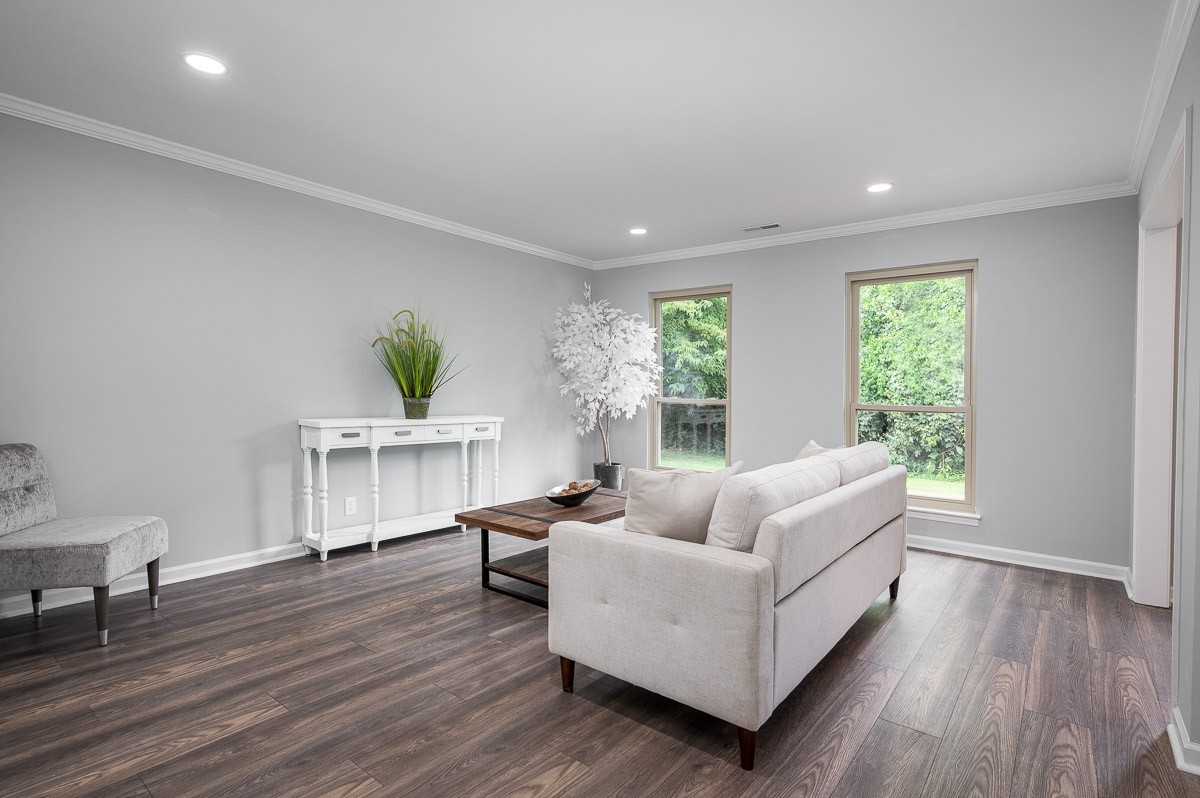 847 General George Patton Road Nashville, TN 37221 - Photo 8 of 41 a living room with furniture and a wooden floor