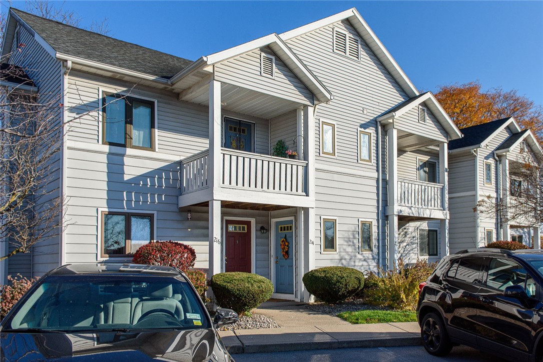 Exterior of typical Corn Hill Apartment building