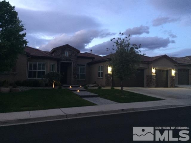 2905 Bull Rider Drive Reno, NV 89521 - Photo 32 of 33 front view of a house with yard and garden